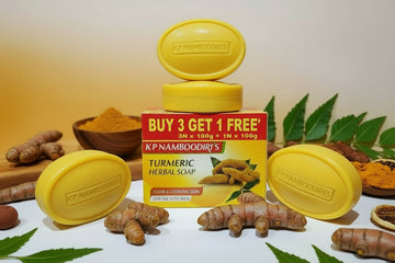 KP Namboodiri's Turmeric Herbal Soap